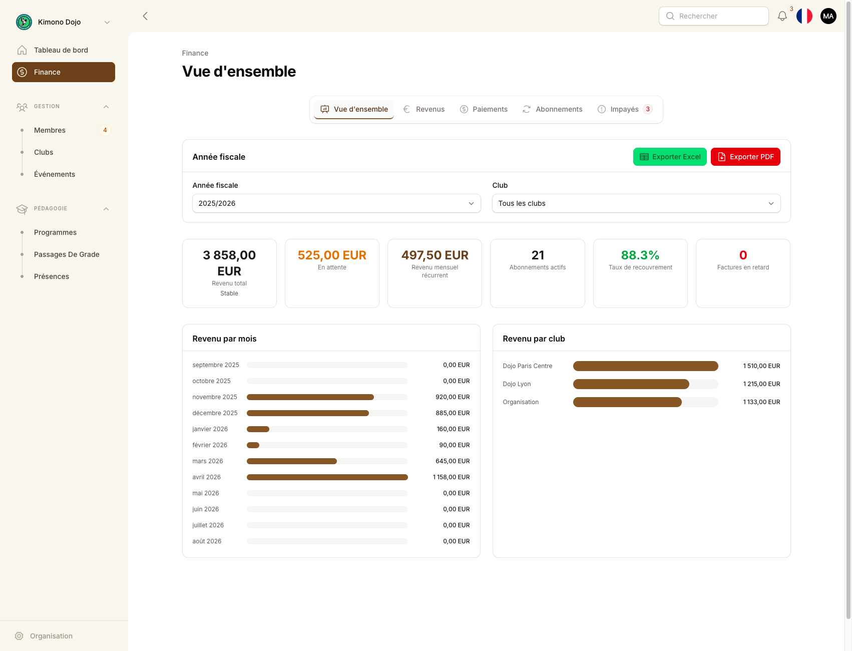 Facturation & Paiements